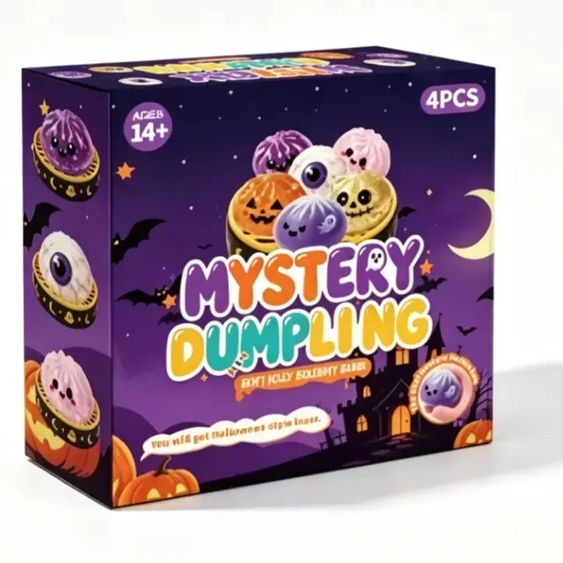 Halloween Themed Maruko Ghost Squeeze Toy Set - Portable Stress Relievers, Ideal for Party Favors and Seasonal Gifts