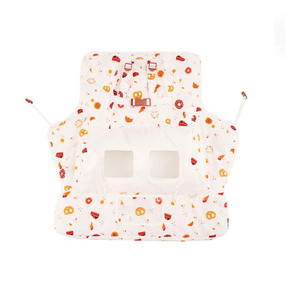 Multifunctional Baby Shopping Cart Cover with Safety Strap High Chair Cover Portable Grocery Cart Covers for Infants Toddlers
