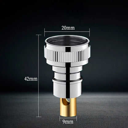 Zinc Alloy Wall-Mounted Angle Valve with Dual Outlet for Toilet and Washing Machine - Water Cleaning Faucet for Bathroom Accessories