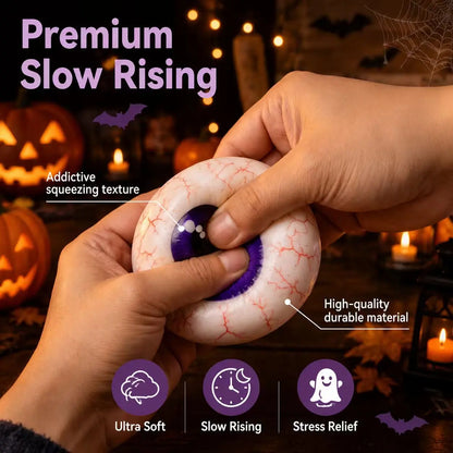 Halloween Themed Maruko Ghost Squeeze Toy Set - Portable Stress Relievers, Ideal for Party Favors and Seasonal Gifts