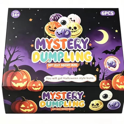 Halloween Themed Maruko Ghost Squeeze Toy Set - Portable Stress Relievers, Ideal for Party Favors and Seasonal Gifts